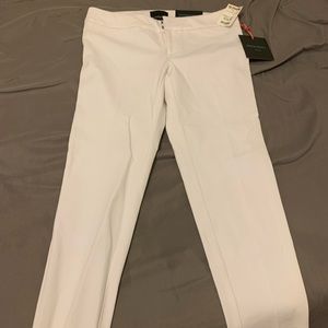 White cropped pants